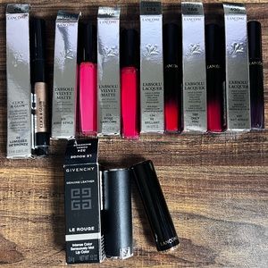 Lancôme + Givenchy lip and eye makeup bundle